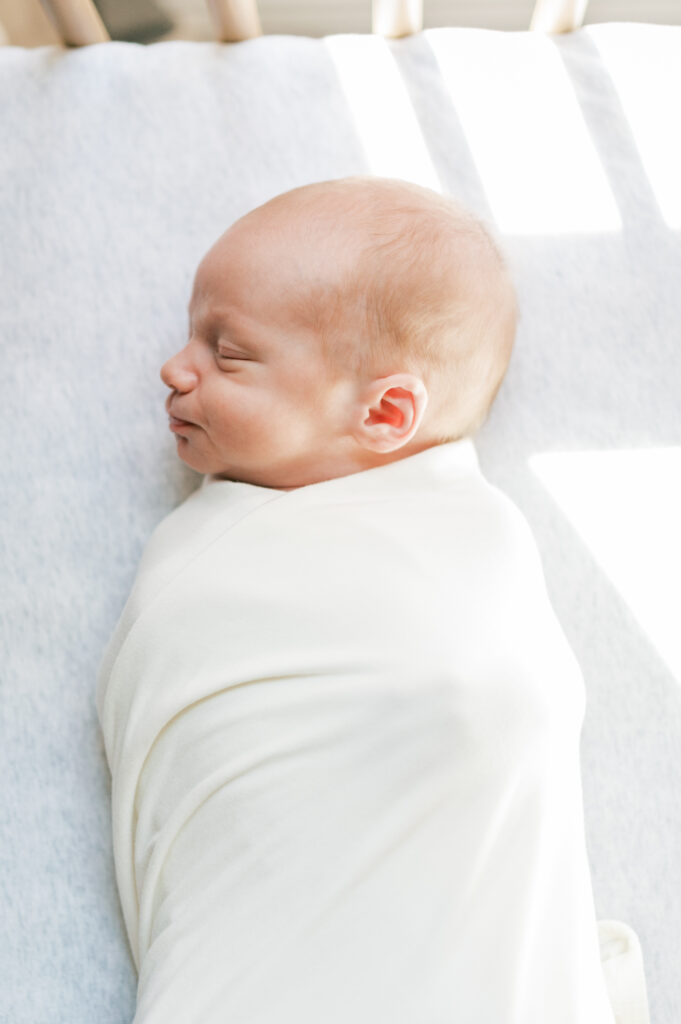 at home newborn session in fort worth and dallas