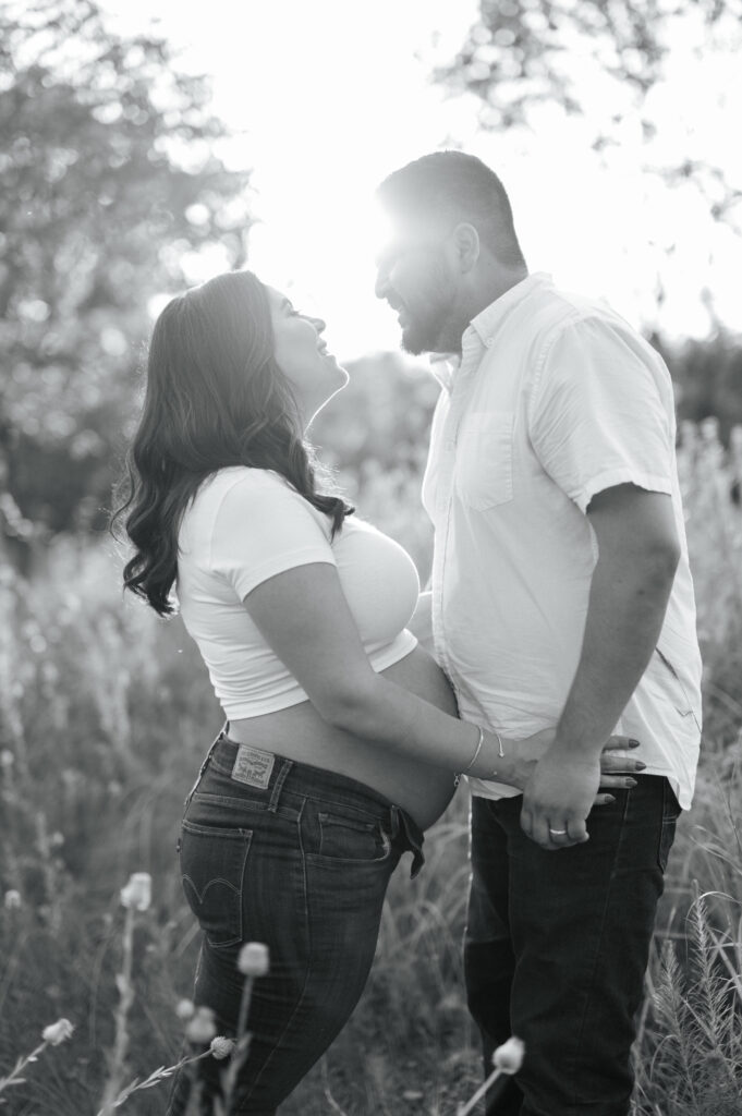 maternity photography session in fort worth