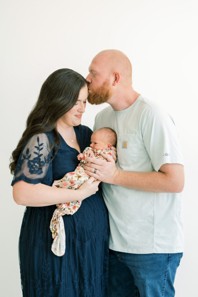 studio newborn photos in fort worth