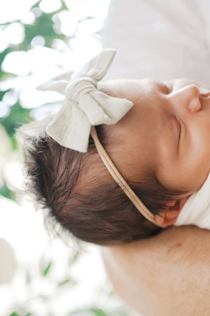 baby hair and bow