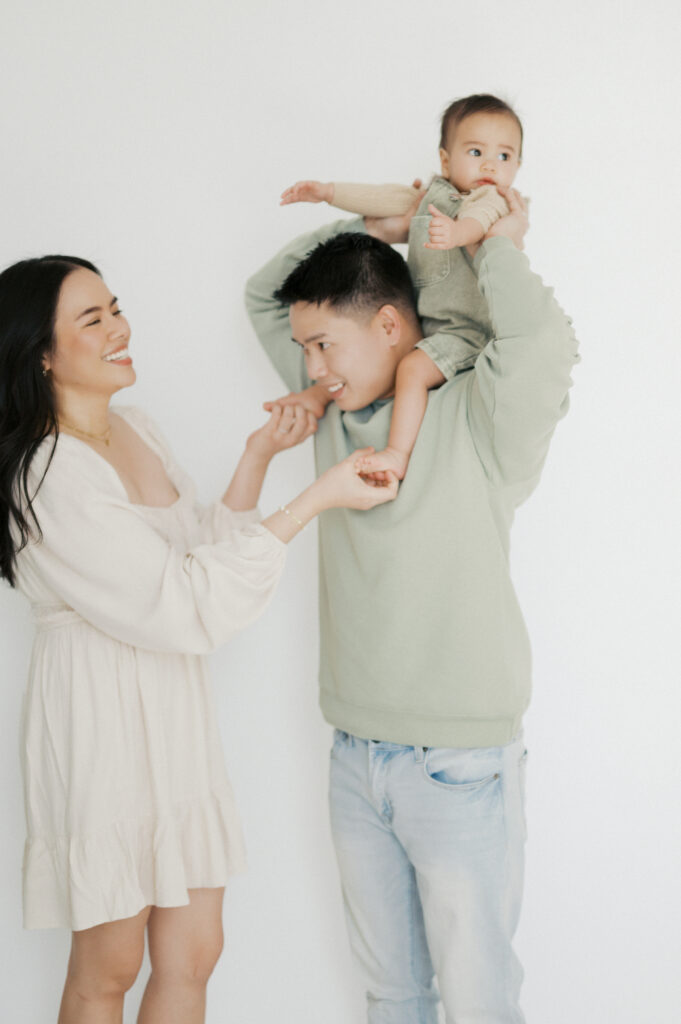 Studio Family Photography Session in Fort Worth