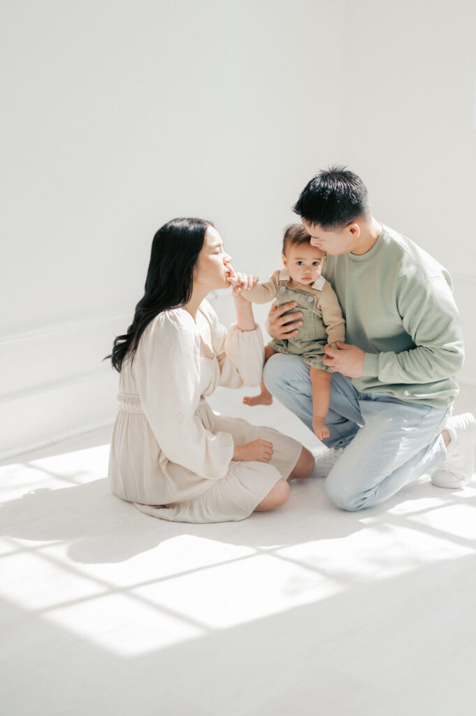 Studio Family Photography Session in Fort Worth