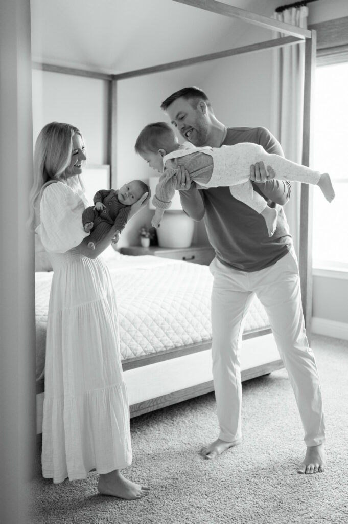newborn photography in home fort worth