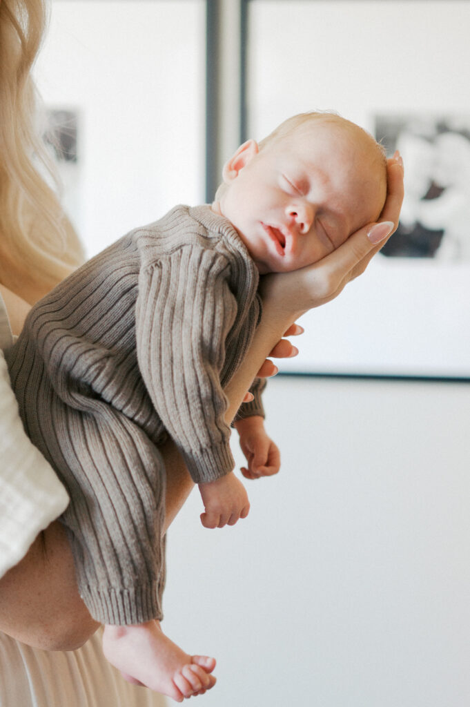 newborn photography in home fort worth