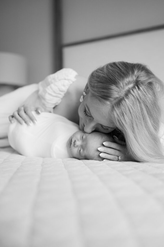 newborn photography in home fort worth