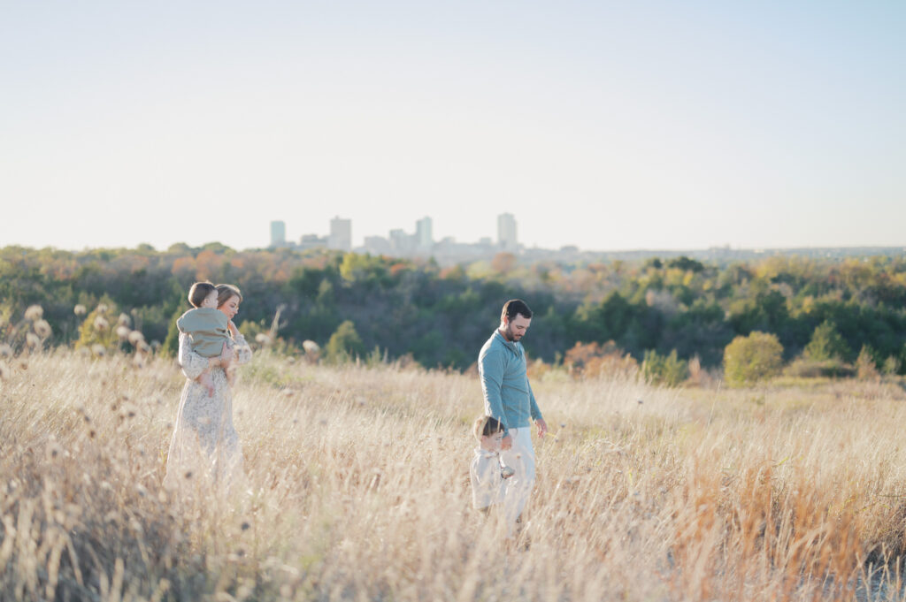 Outdoor Family Session in Fort Worth 