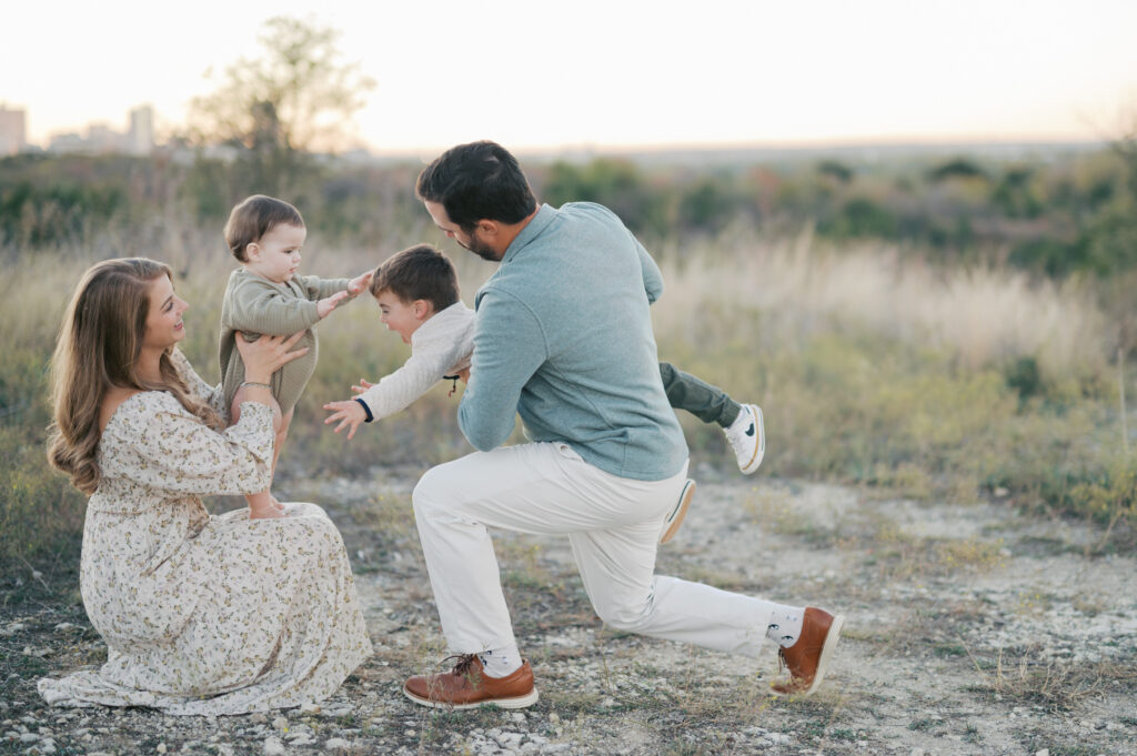Outdoor Family Session in Fort Worth 