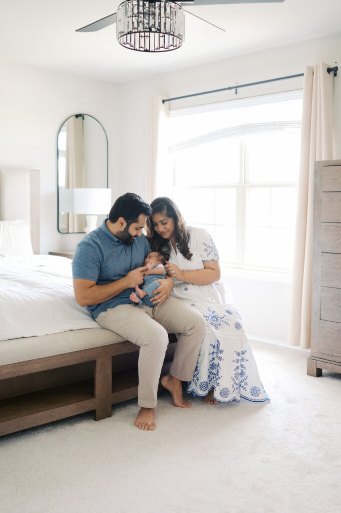 in-home newborn photos in north fort worth 