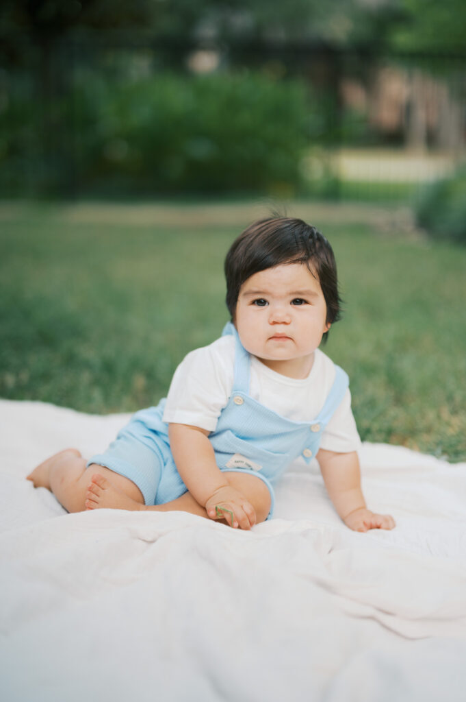 one year old portrait for first birthday