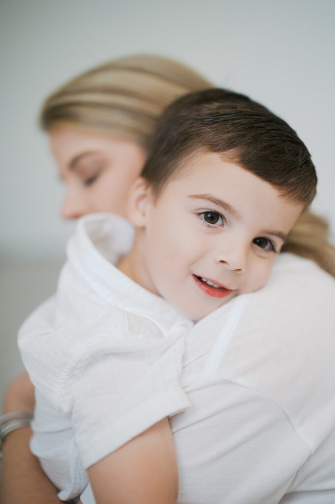 fort worth motherhood photographer, studio photos indoors