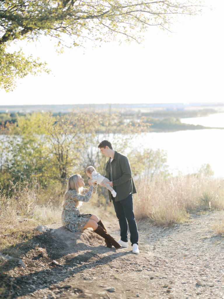 outdoor fort worth fall family photos