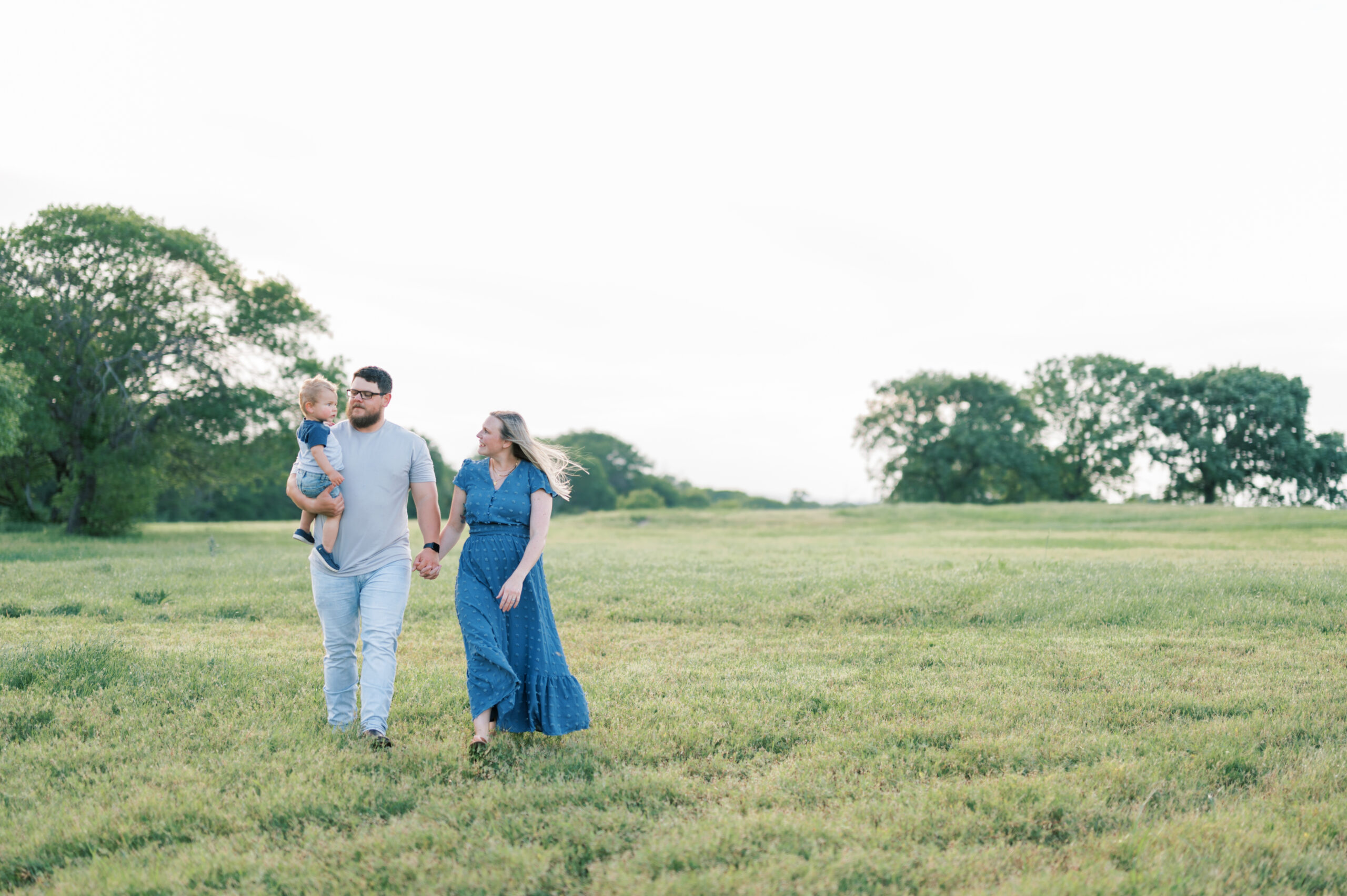 family photo session in fort worth