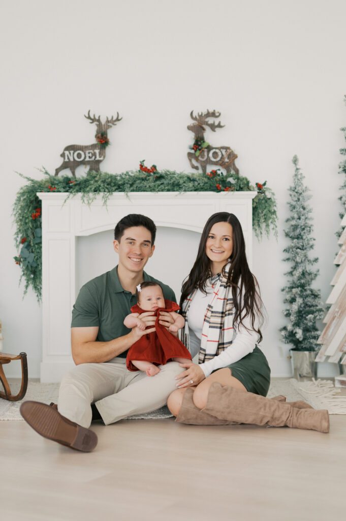 fort worth holiday and santa mini sessions