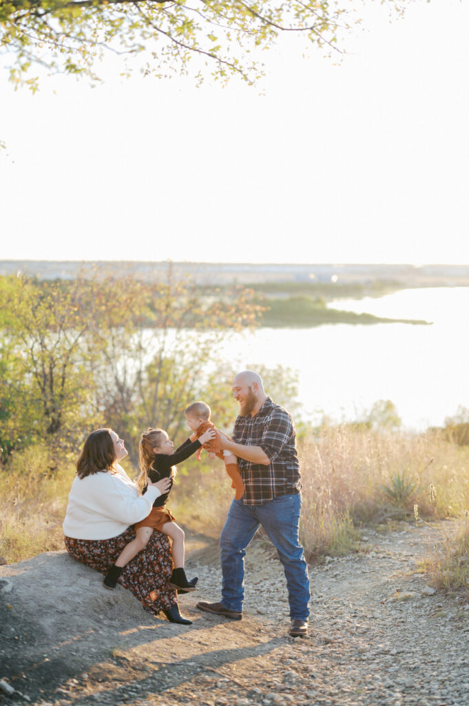 fort worth locations for fall family photos, north fort worth