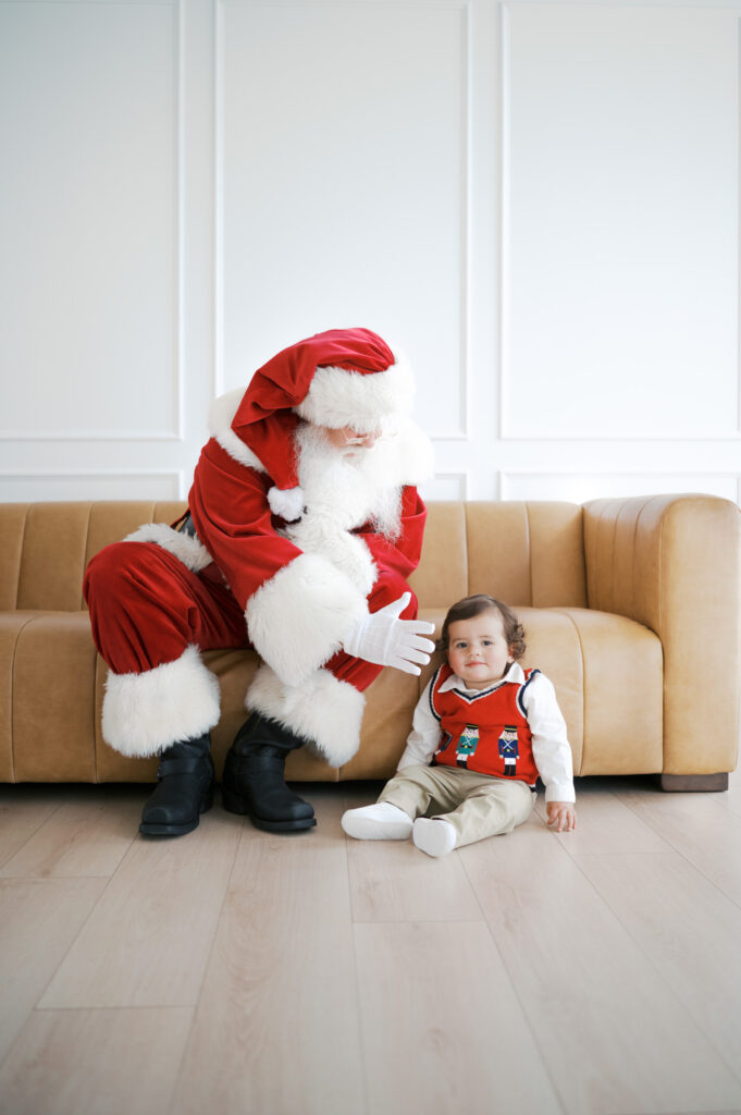 fort worth holiday and santa mini sessions