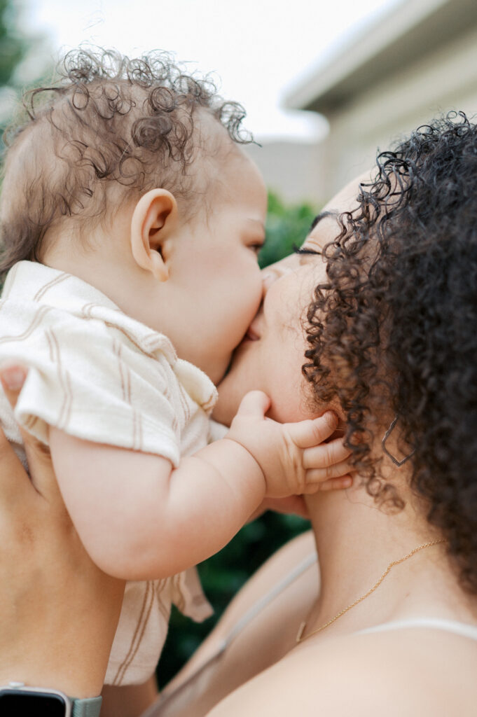 at-home family photography in Fort Worth