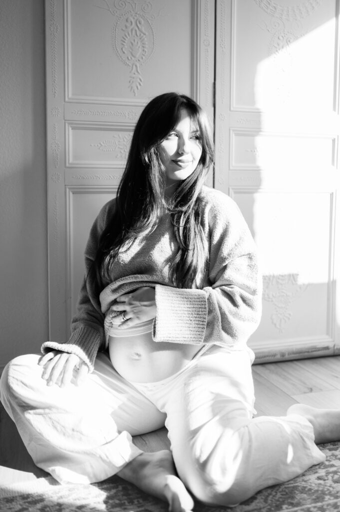 maternity photography fort worth at home