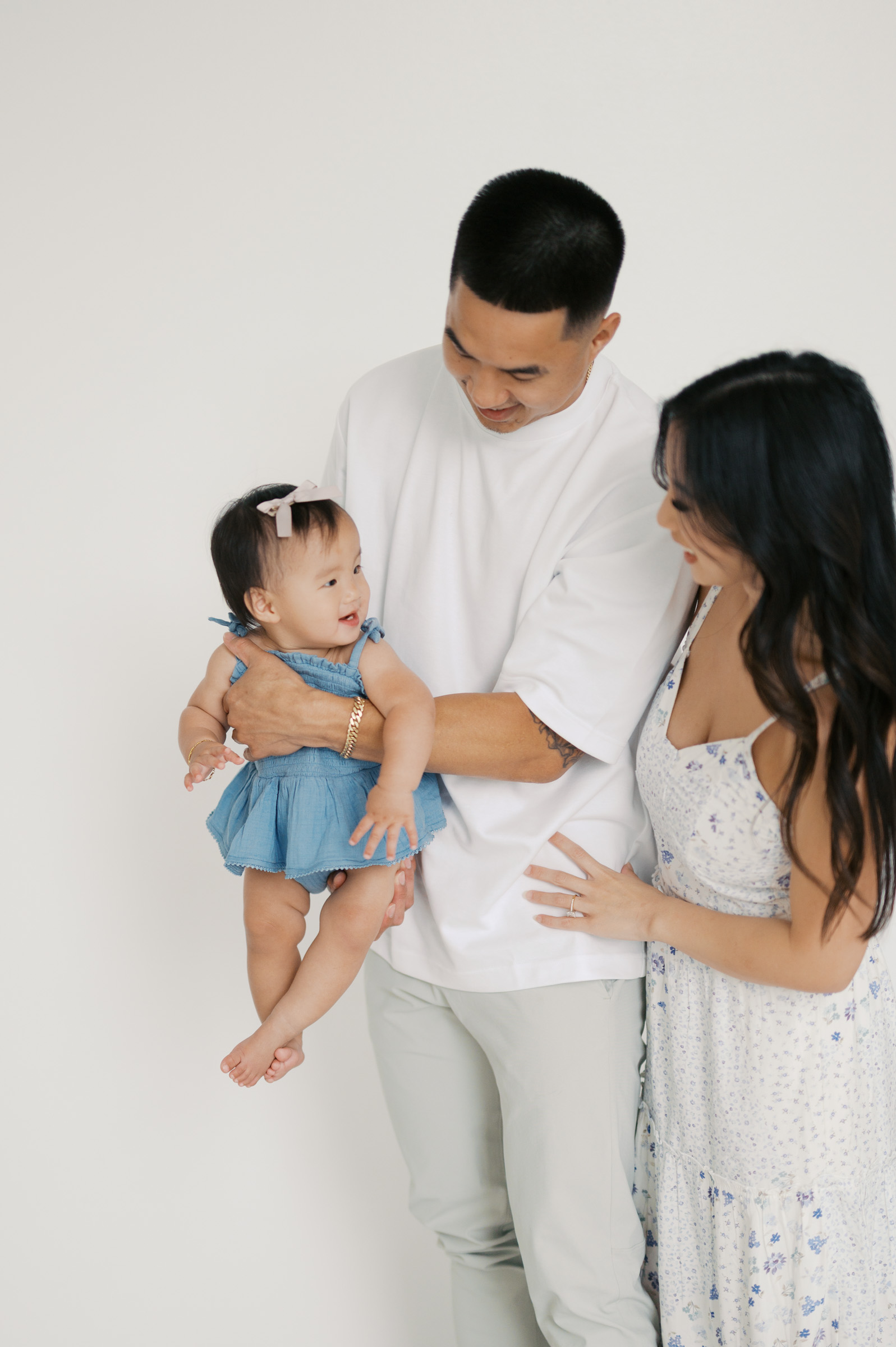 studio family photos in fort worth, summer petite session