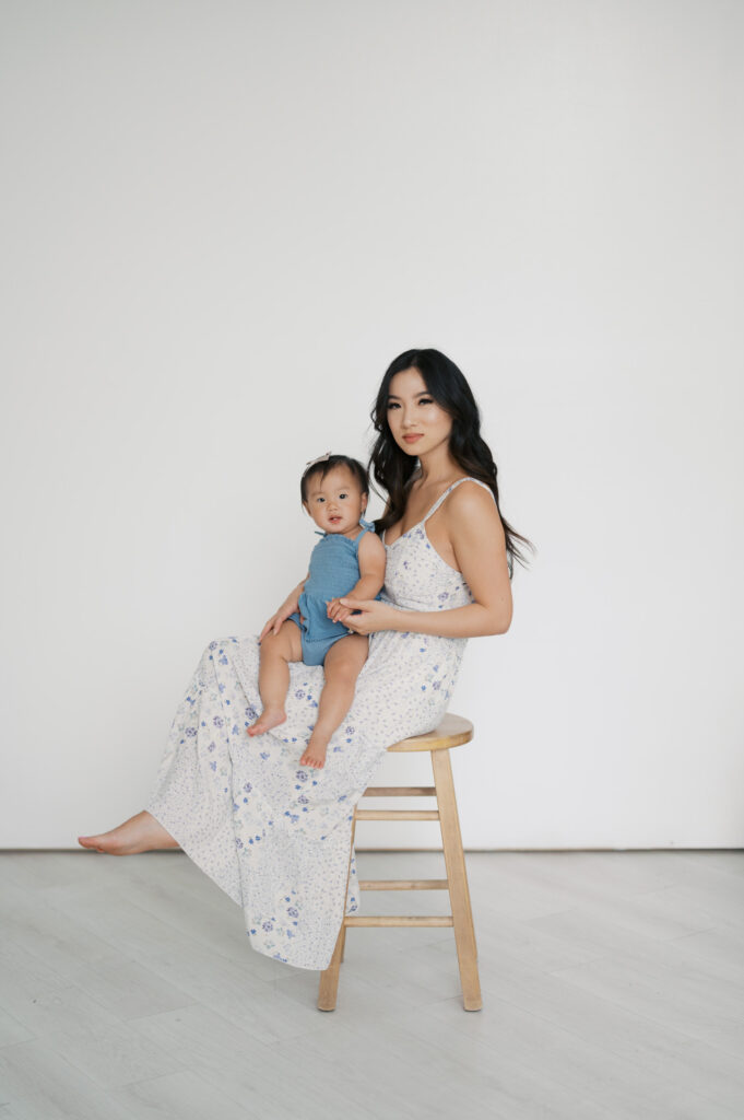 motherhood portrait in fort worth studio