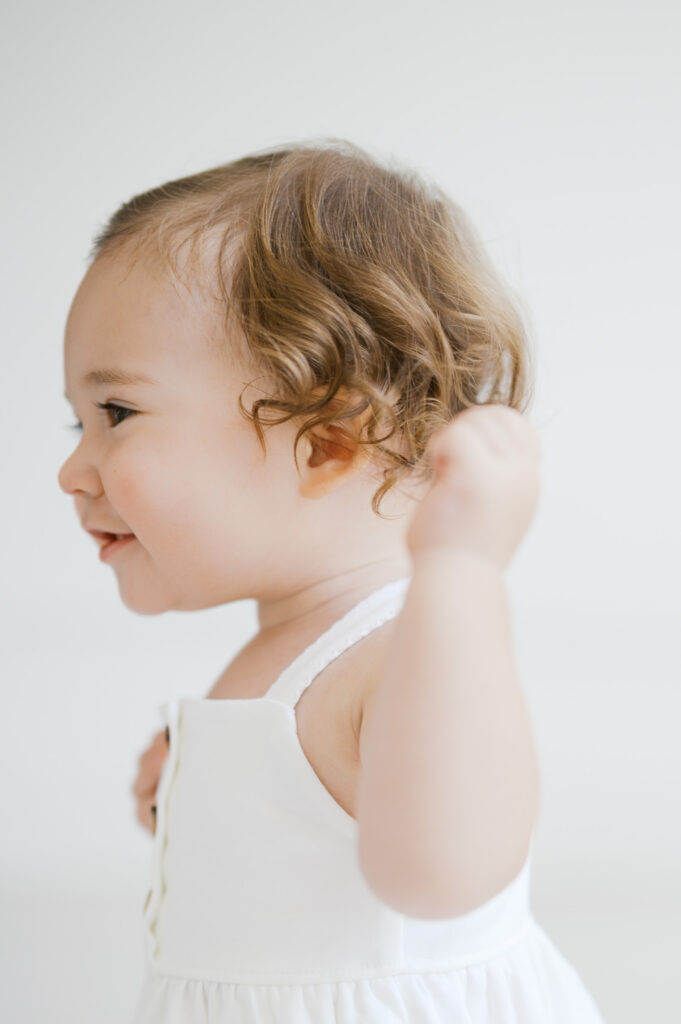 Fort Worth Milestone Photography | Cake Smash Session in Studio