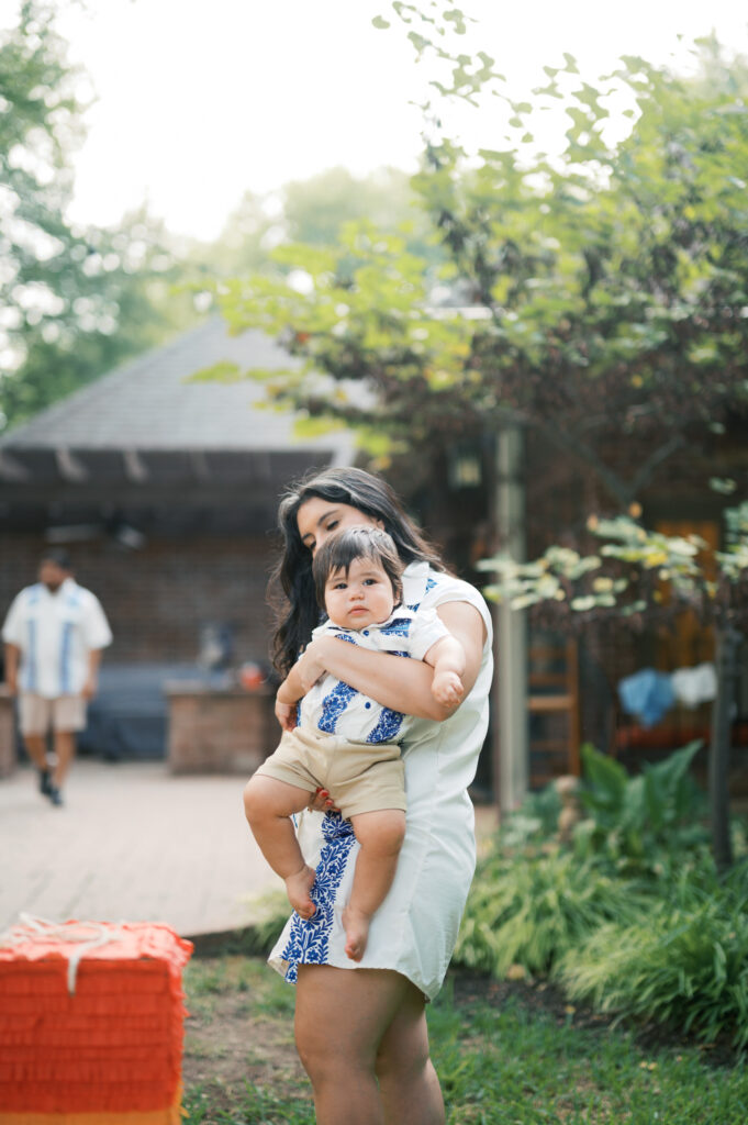 at-home milestone session in fort worth
