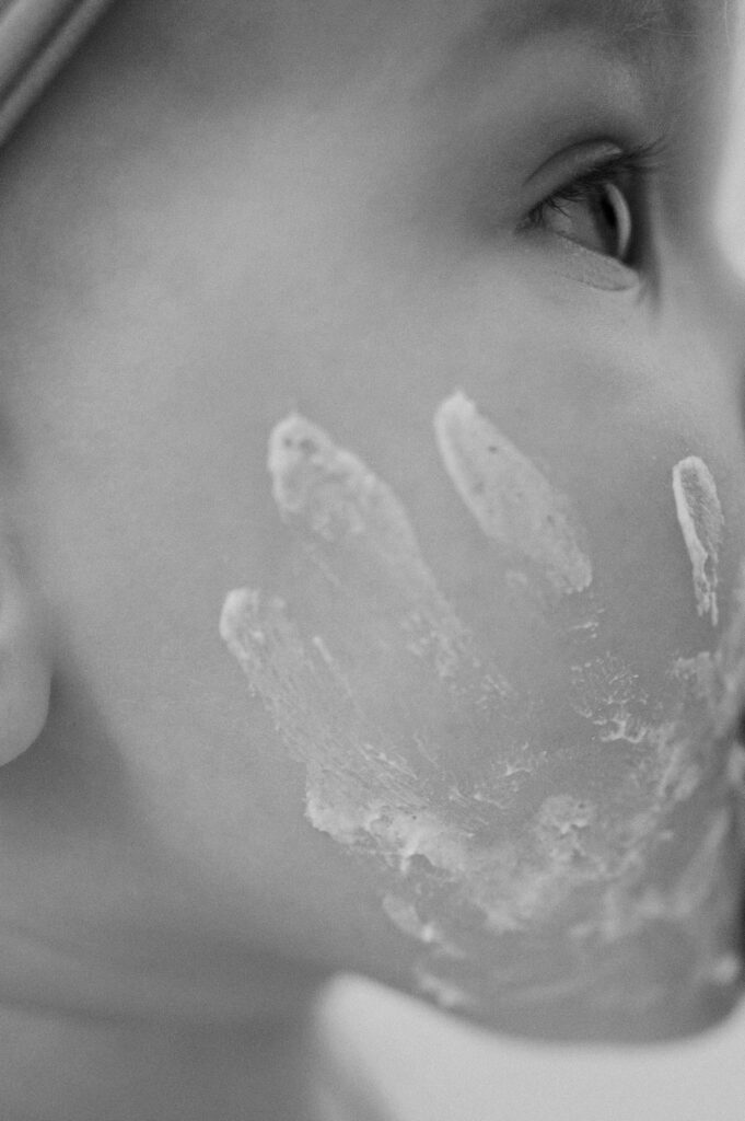 first birthday family photos in fort worth studio, cake smash photography