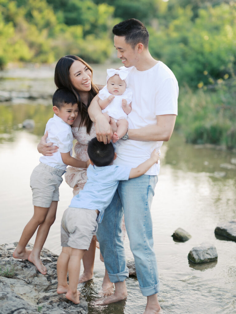 spring family photography fort worth